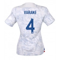 Francúzsko Raphael Varane #4 Vonkajší Ženy futbalový dres MS 2022 Krátky Rukáv